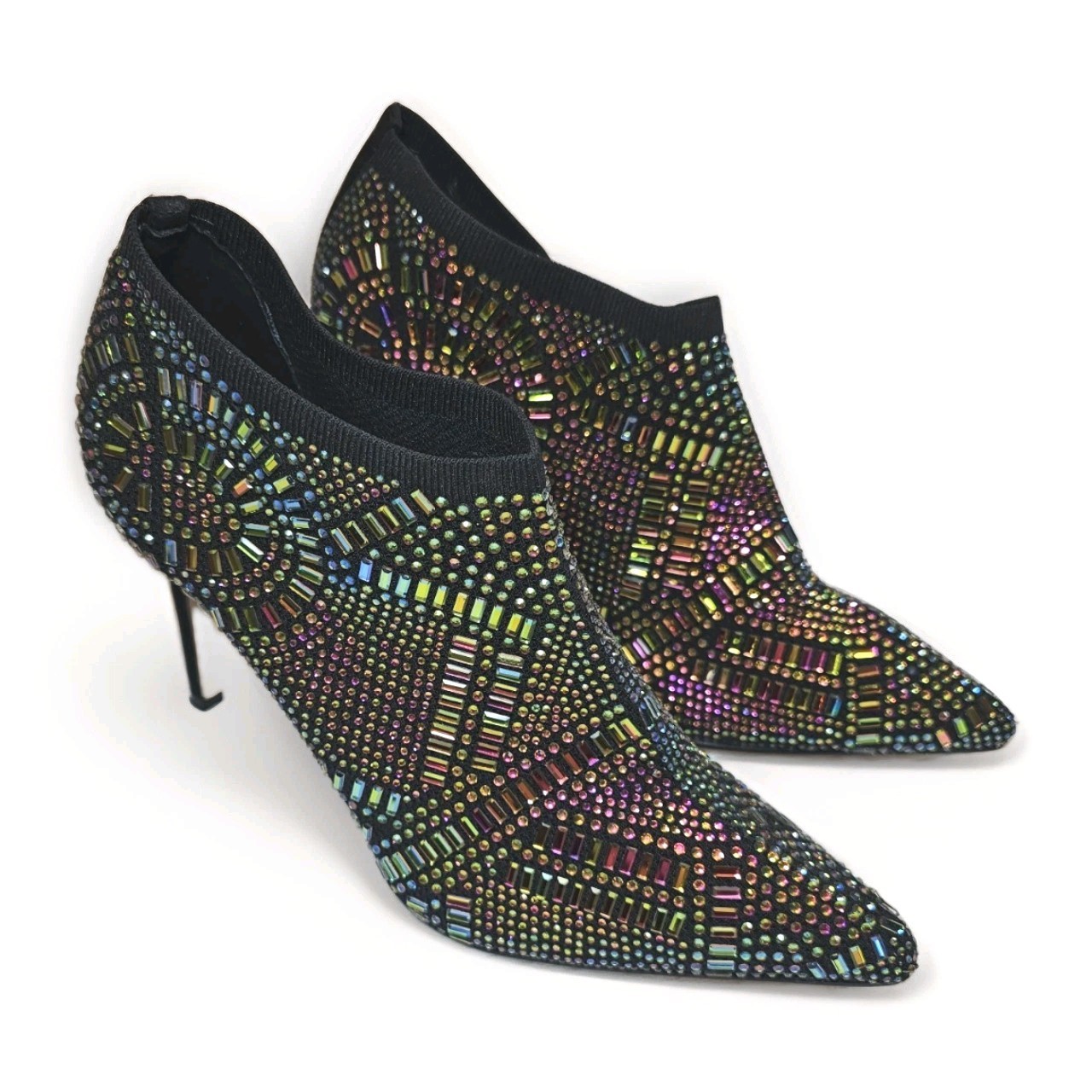 Thalia Sodi Women’s Karmen Ankle Beaded Booties US 8 Party Wedding Prom Holiday