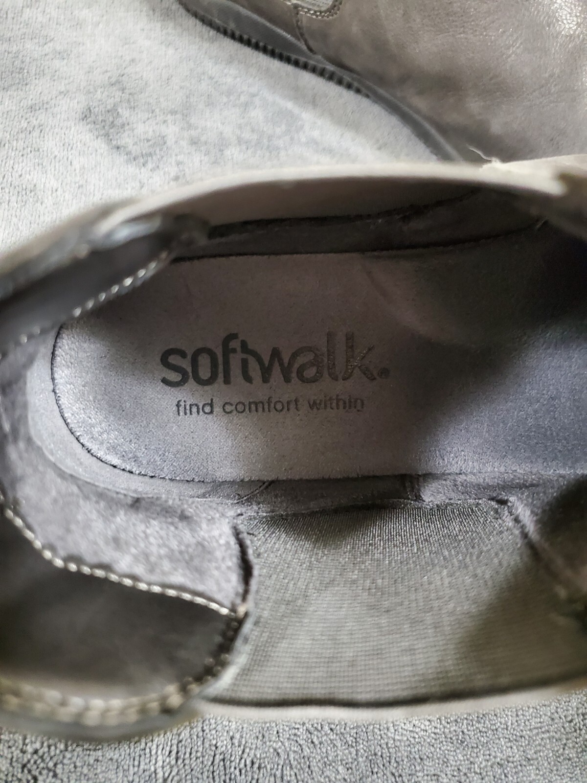 SoftWalk Womens Highland Ankle Boots Shoes 9 Medium Suede
