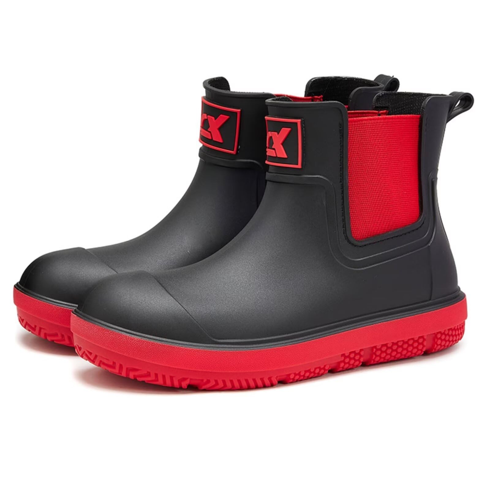 LIOERDIWE Ankle Rain Boots Men Women Waterproof Deck Boots Anti-Slip Rubber C…