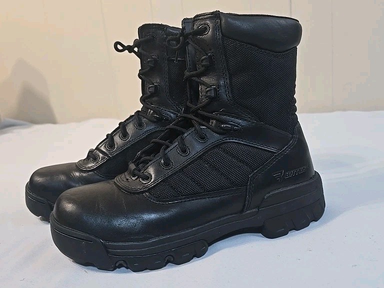 Womens Bates 8”Tactical Sport Side Zip Black EMT Combat Boots E02700 Size 8.5