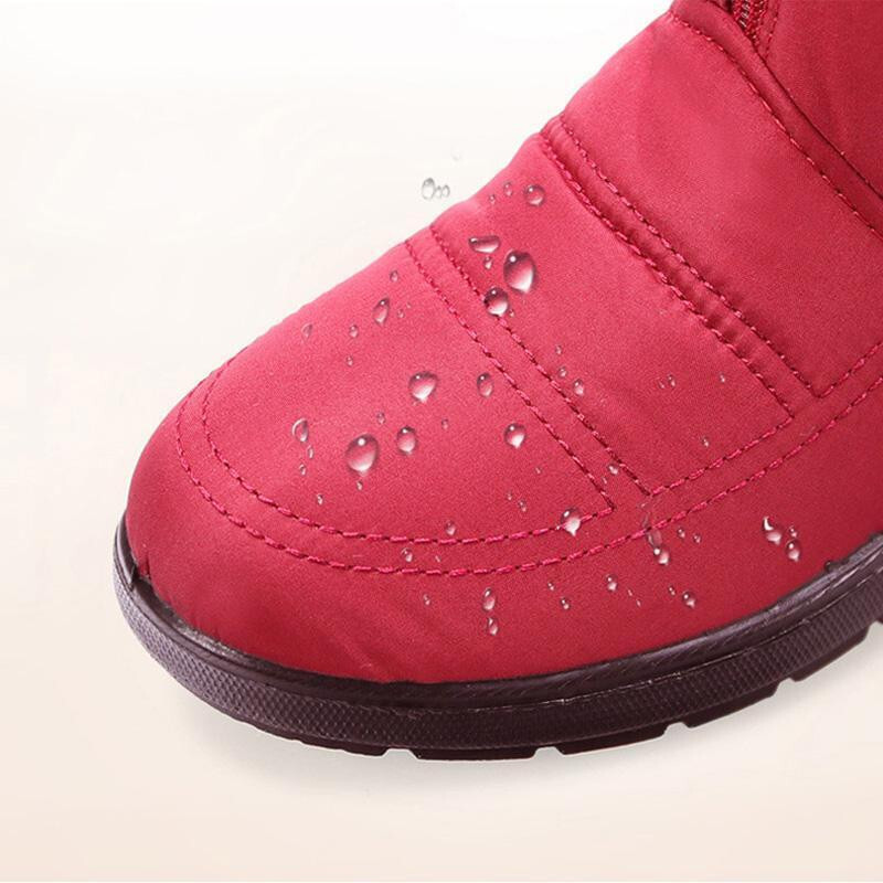 Botas De Invierno Para Mujer Zapatos De Nieve Impermeables Cálidas Botines Moda