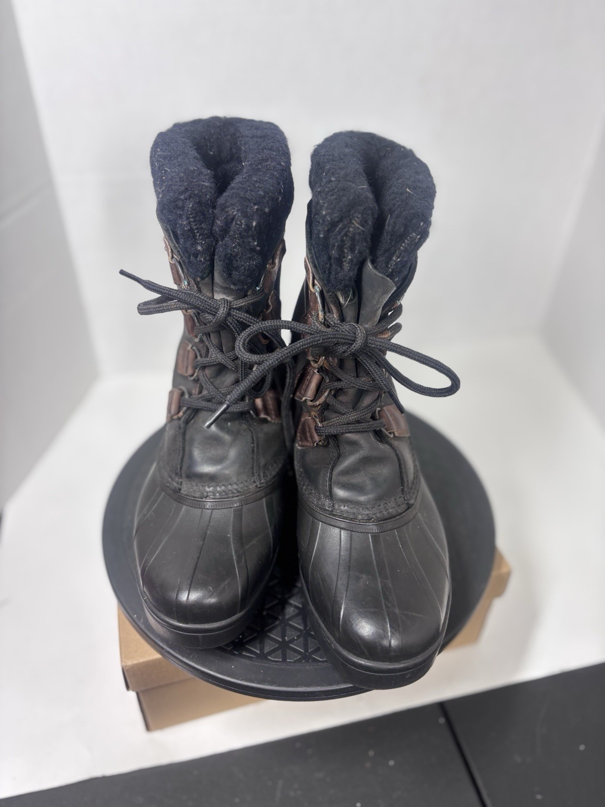 Sorel Alpine Vtg Waterproof Black Snow Boots Women’s Activewear Outdoors Size 7