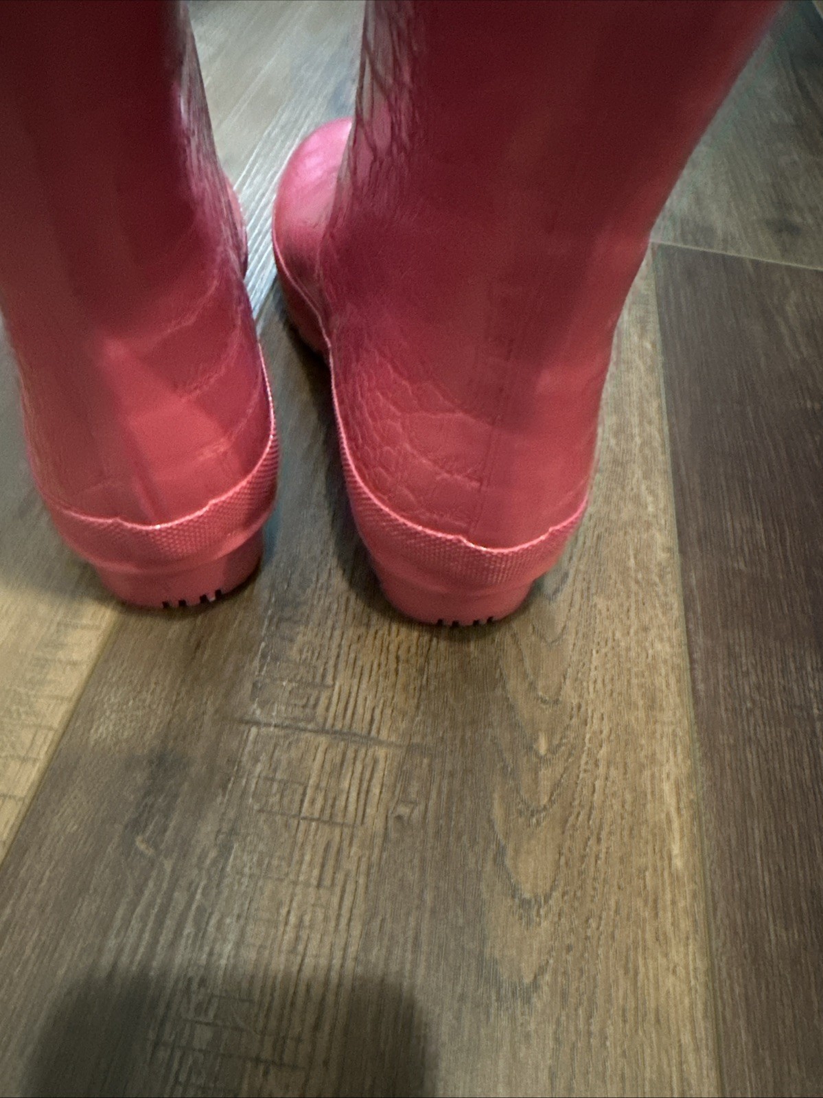 Joules Crockington Ladies Adjustable Welly Rain Boots PINK US SIZE 7