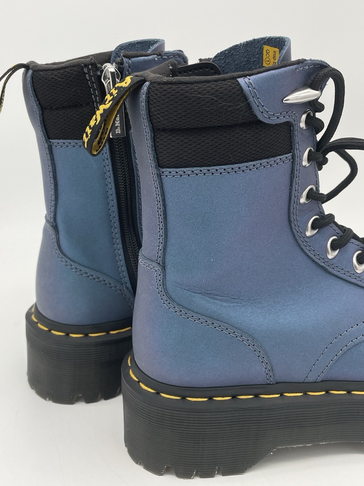 Dr Doc Martens Boots Jadon II HDW Deep Blue Lace Up Combat EU36 US Women’s 5 New
