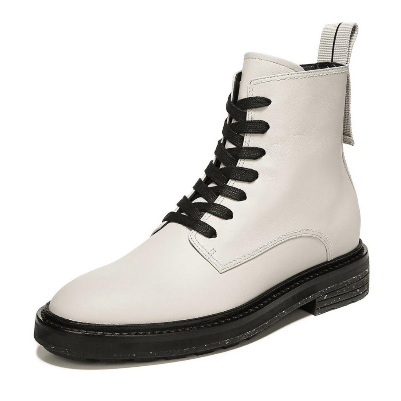 Via Spiga Kinley Women’s Leather Lace Up Ankle Boots Combat Booties Size 7.5