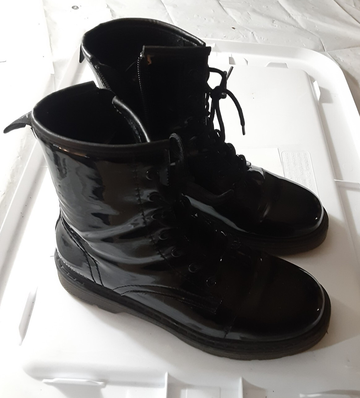 Catwalk Black Zip laces Ankle Boots Womens Size EU 37 REF 111152381, SCUFFS