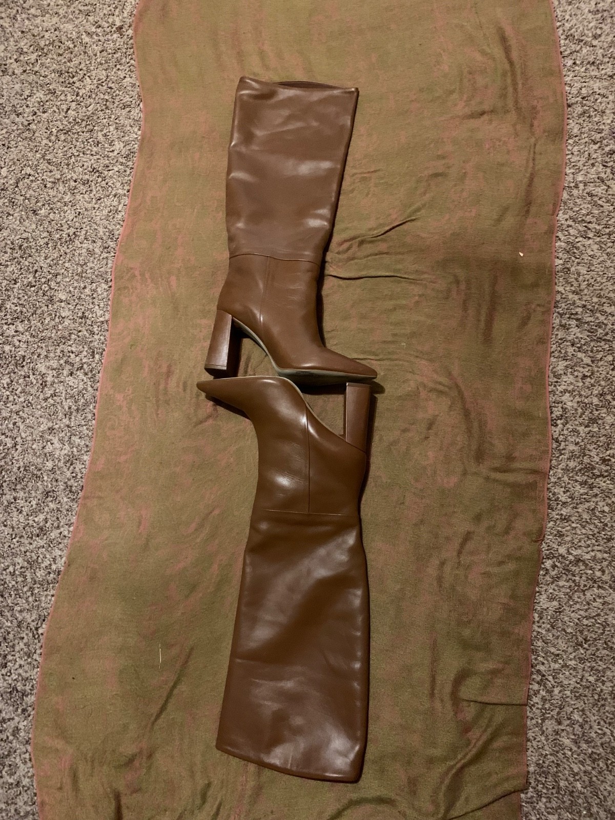 steve madden handles cognac boots