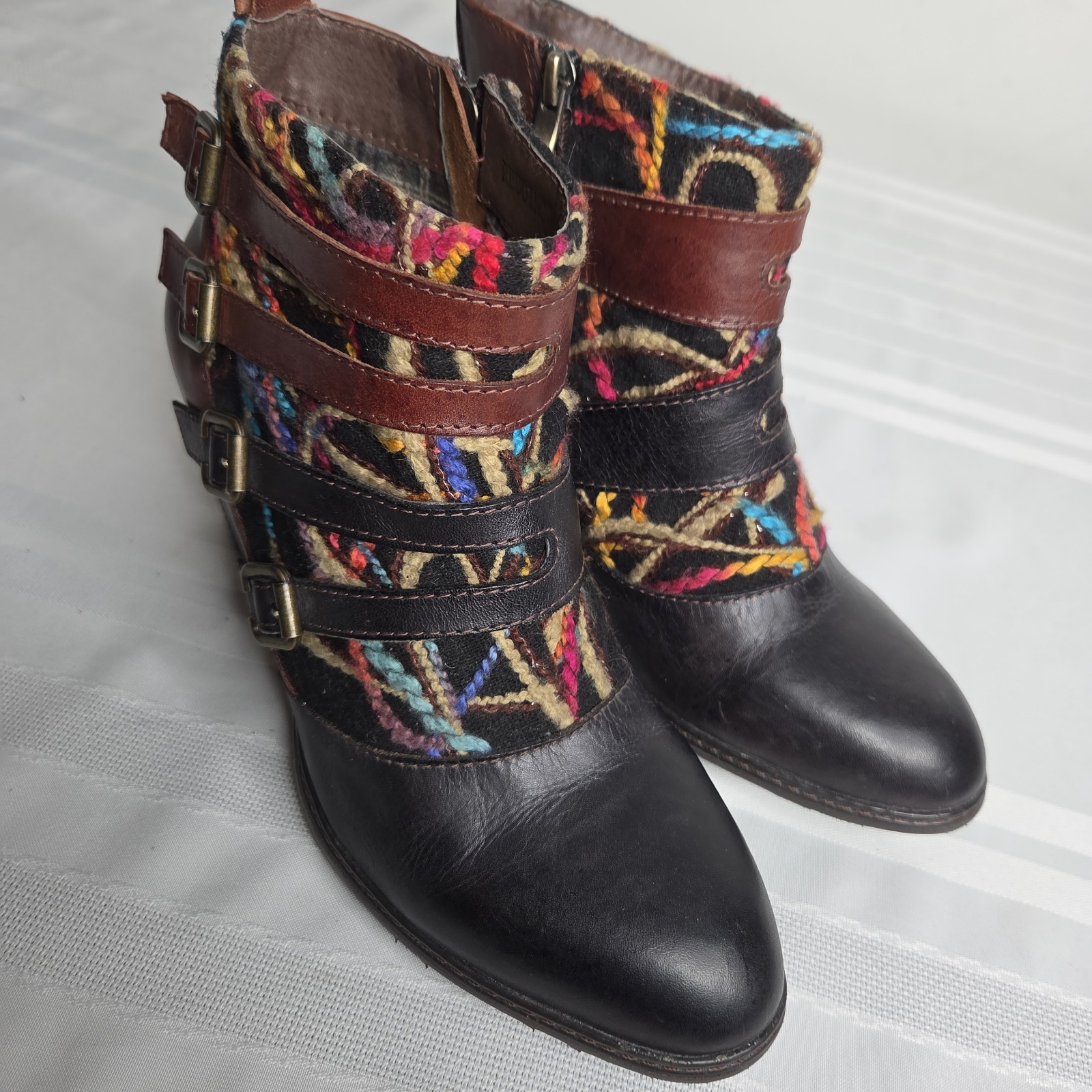 Spring Step L’Artiste Redding Ankle Boots Size 40 (US 9-9.5) Leather