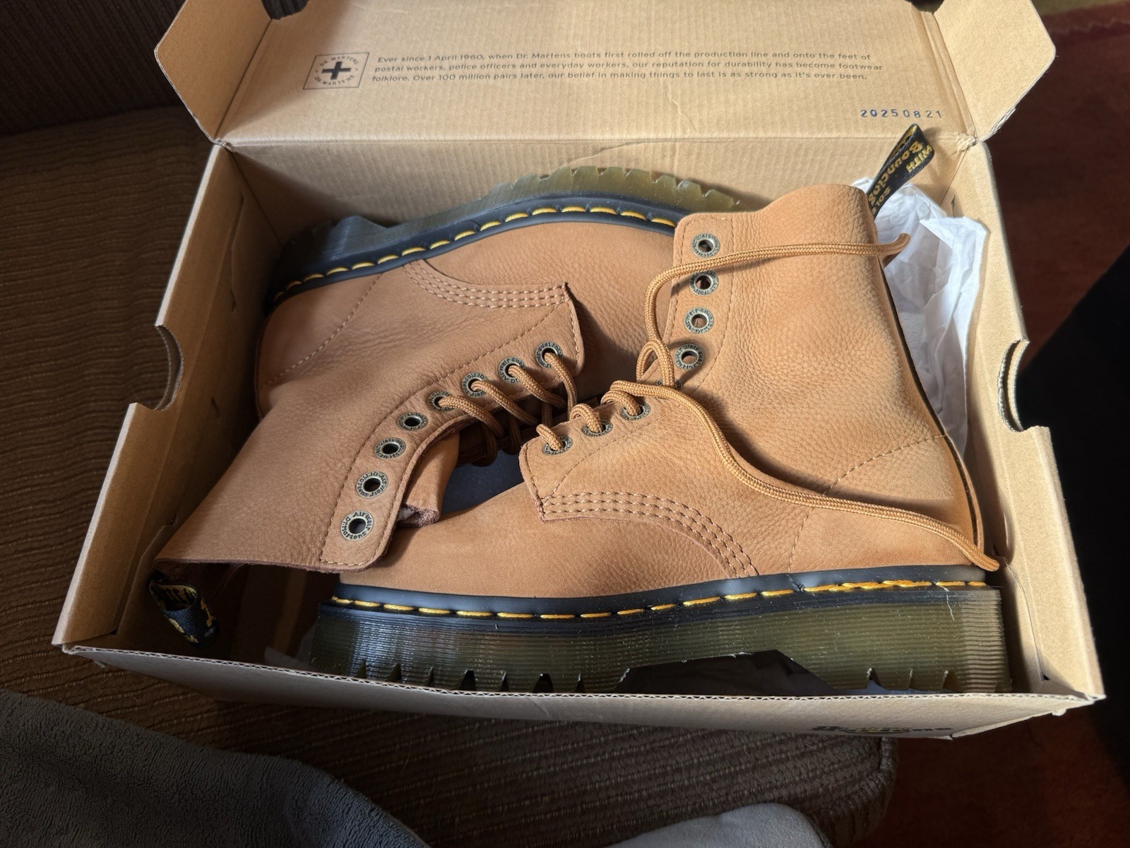 Dr. Martens 1460 Pascal Bex Size 37 EU – Desert Brown