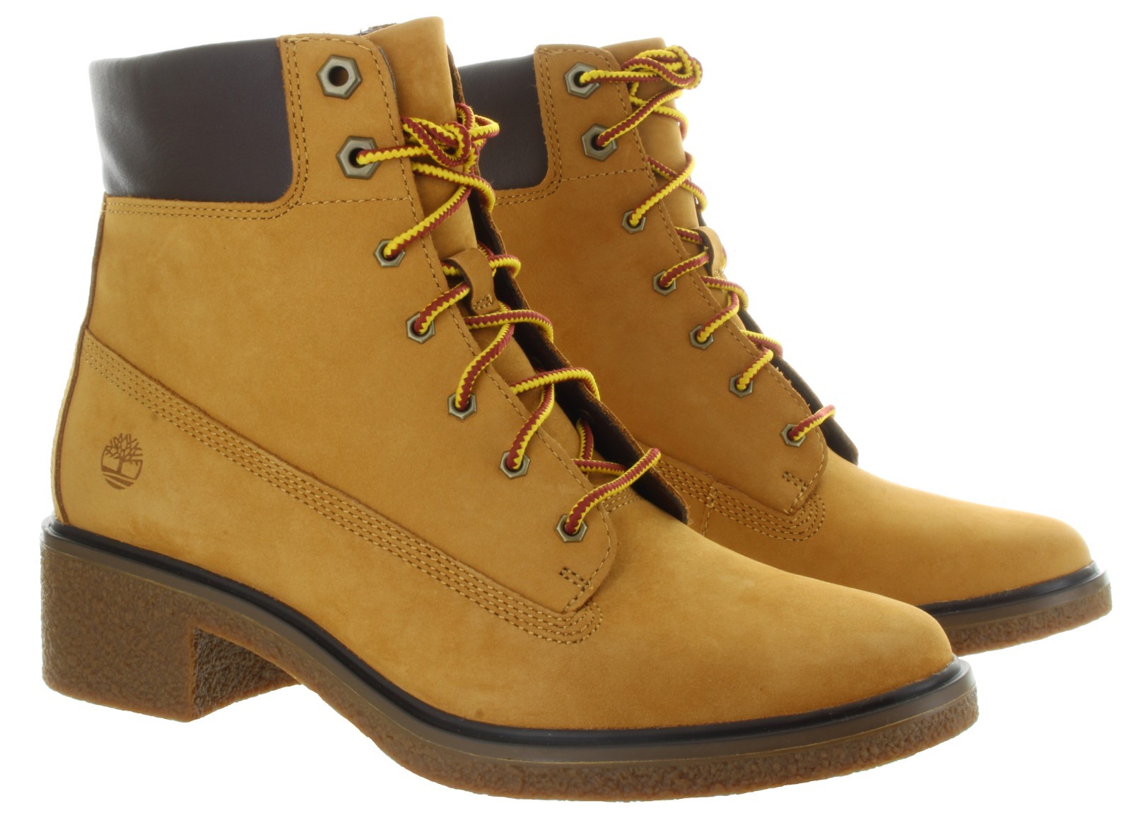 Timberland Women’s BRINDA 6 INCH Wheat Nubuck Boots Multiple Size New