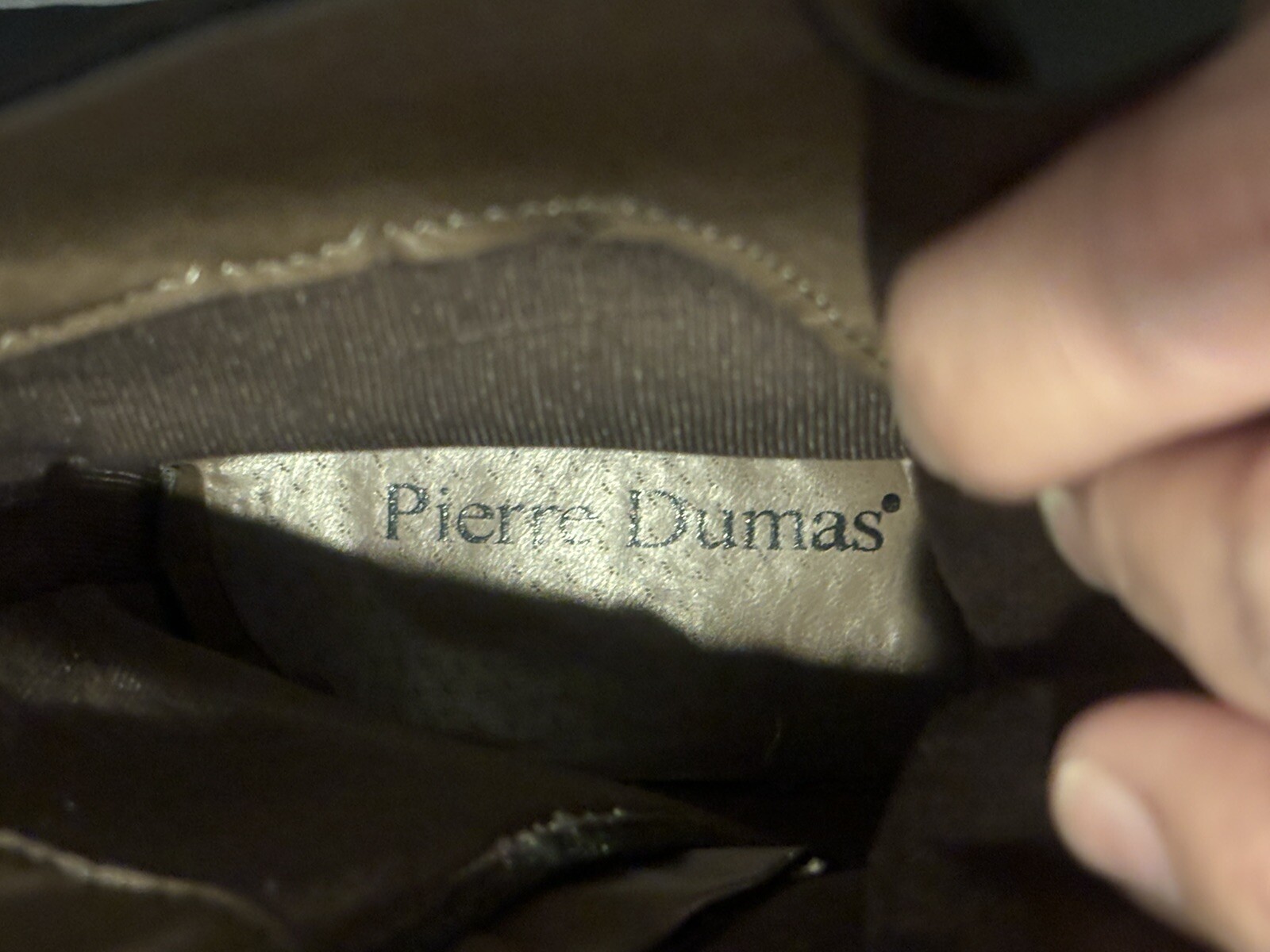 Pierre Dumas 8.5 Women’s Boots Side Zip Brown Stacked Heel Rawhide Lace Up