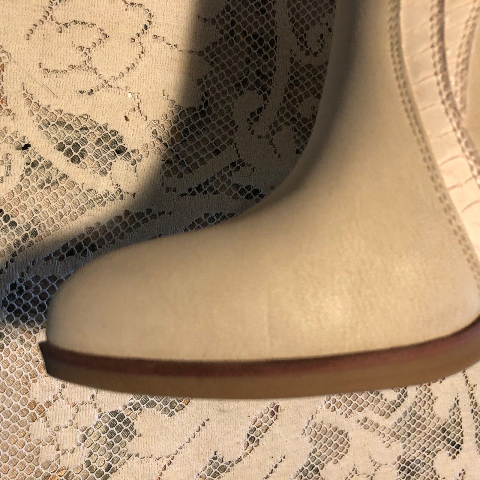 New Altered State WINTER – WHITE 💐WEDDING Formal Western Boots Sz 9 Cowgirl