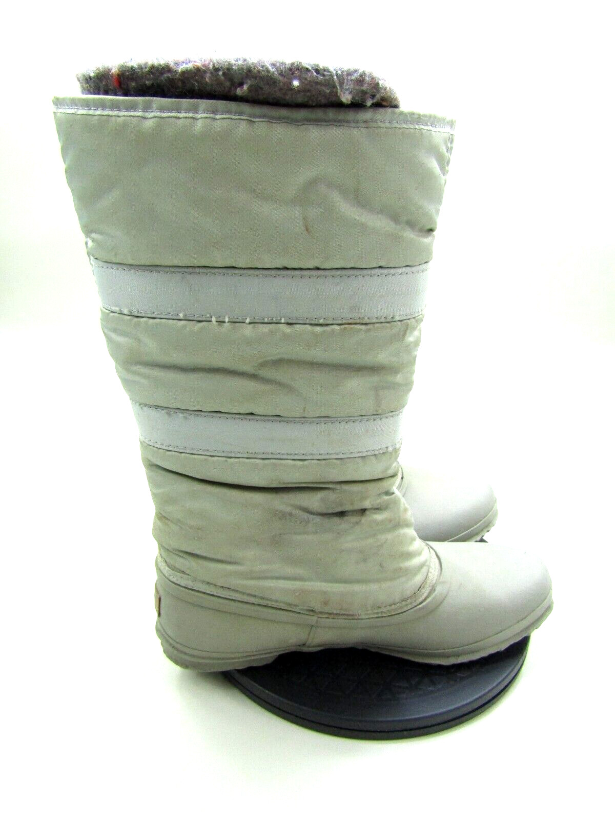 VTG Sorel Snow Boots Womens Size Unknown? Wool Liners Green Straps Ski Winter