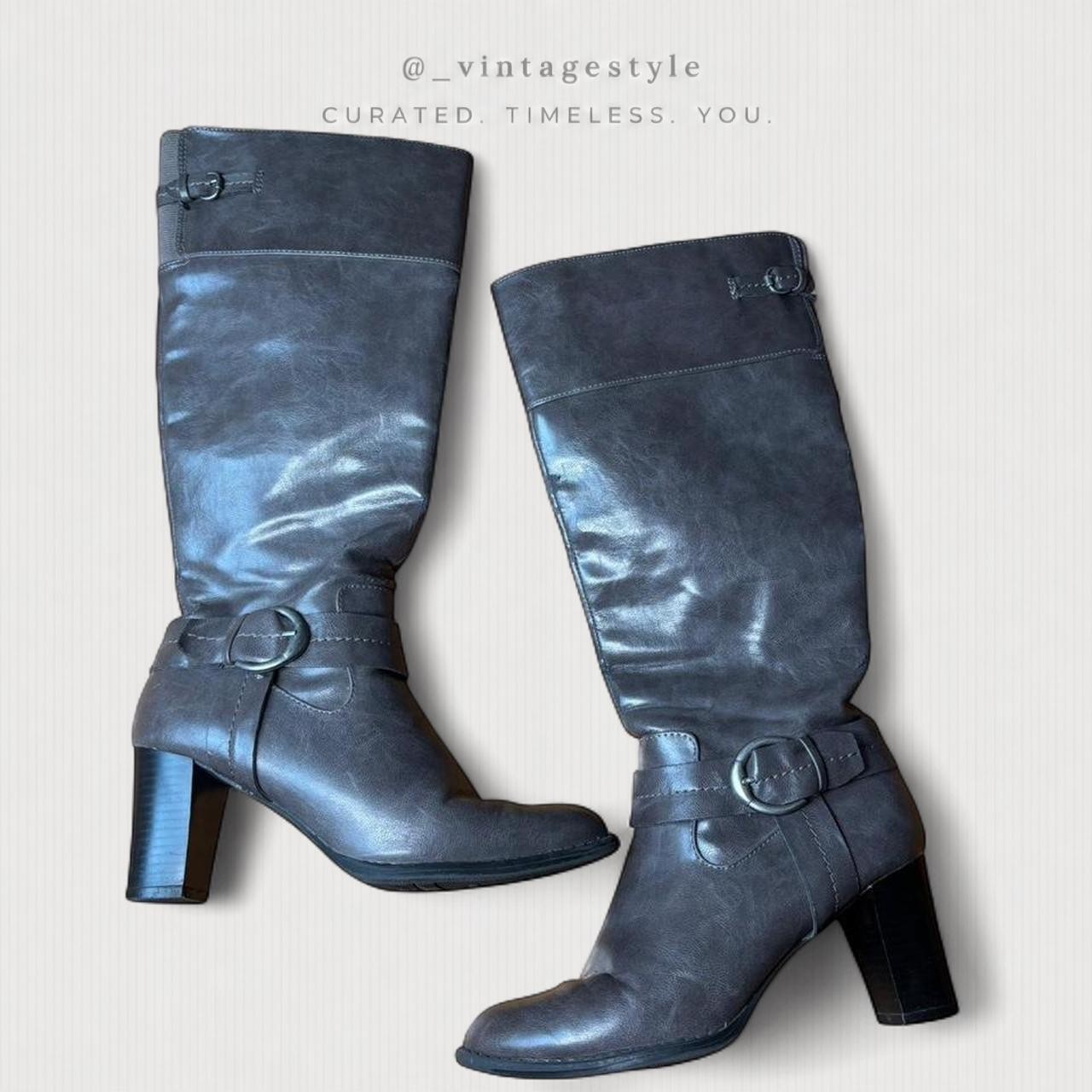 Women’s Grey and Brown Boot