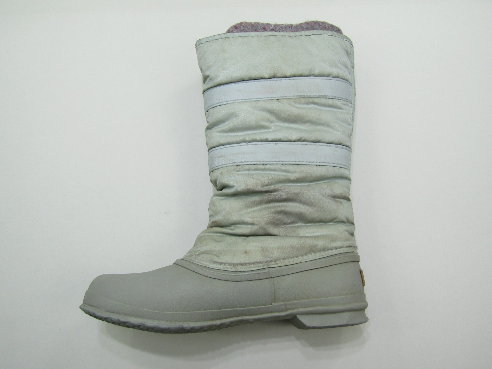 VTG Sorel Snow Boots Womens Size Unknown? Wool Liners Green Straps Ski Winter