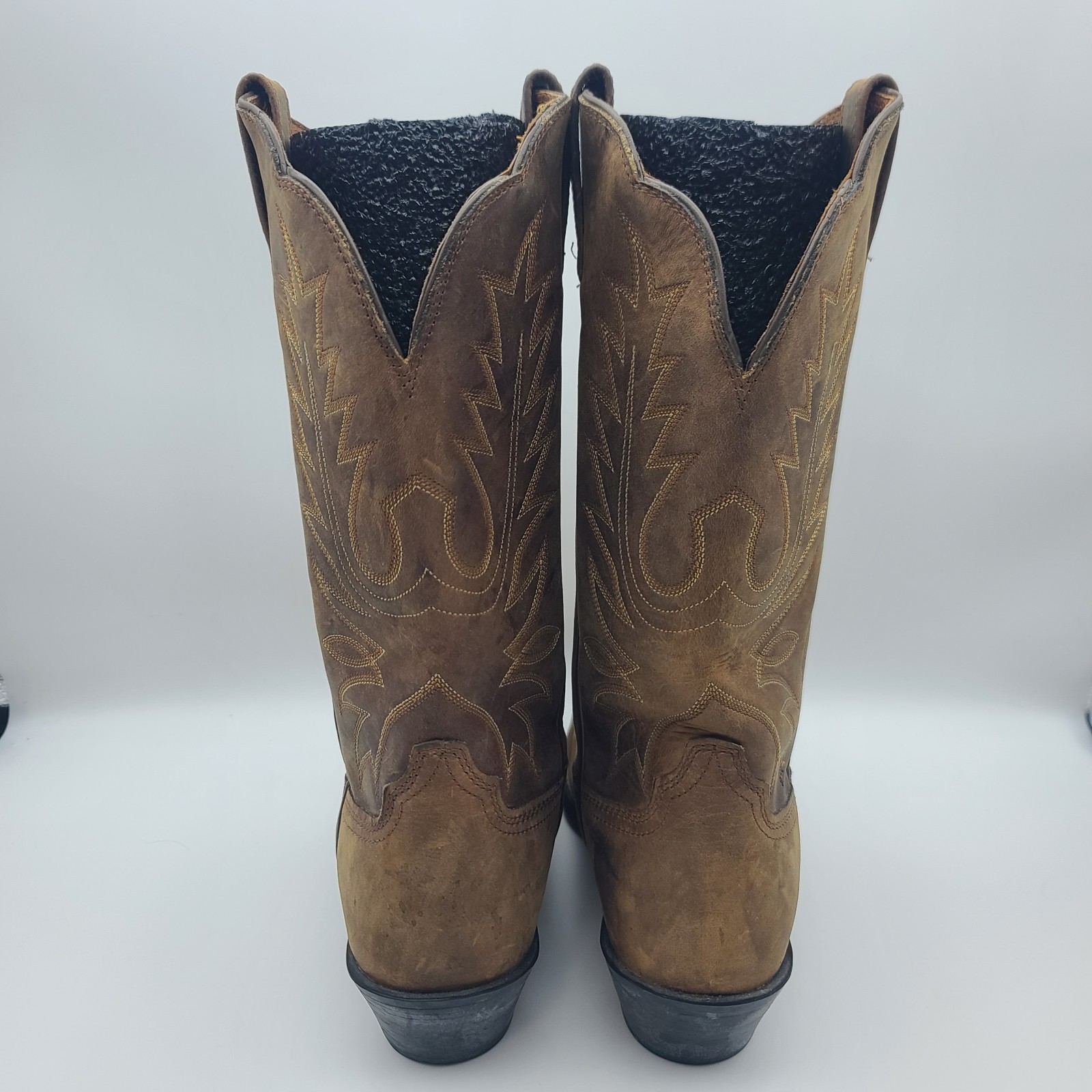 Ariat Cowboy Boots Womens Size 7B Western Cowgirl Distressed Brown Leather