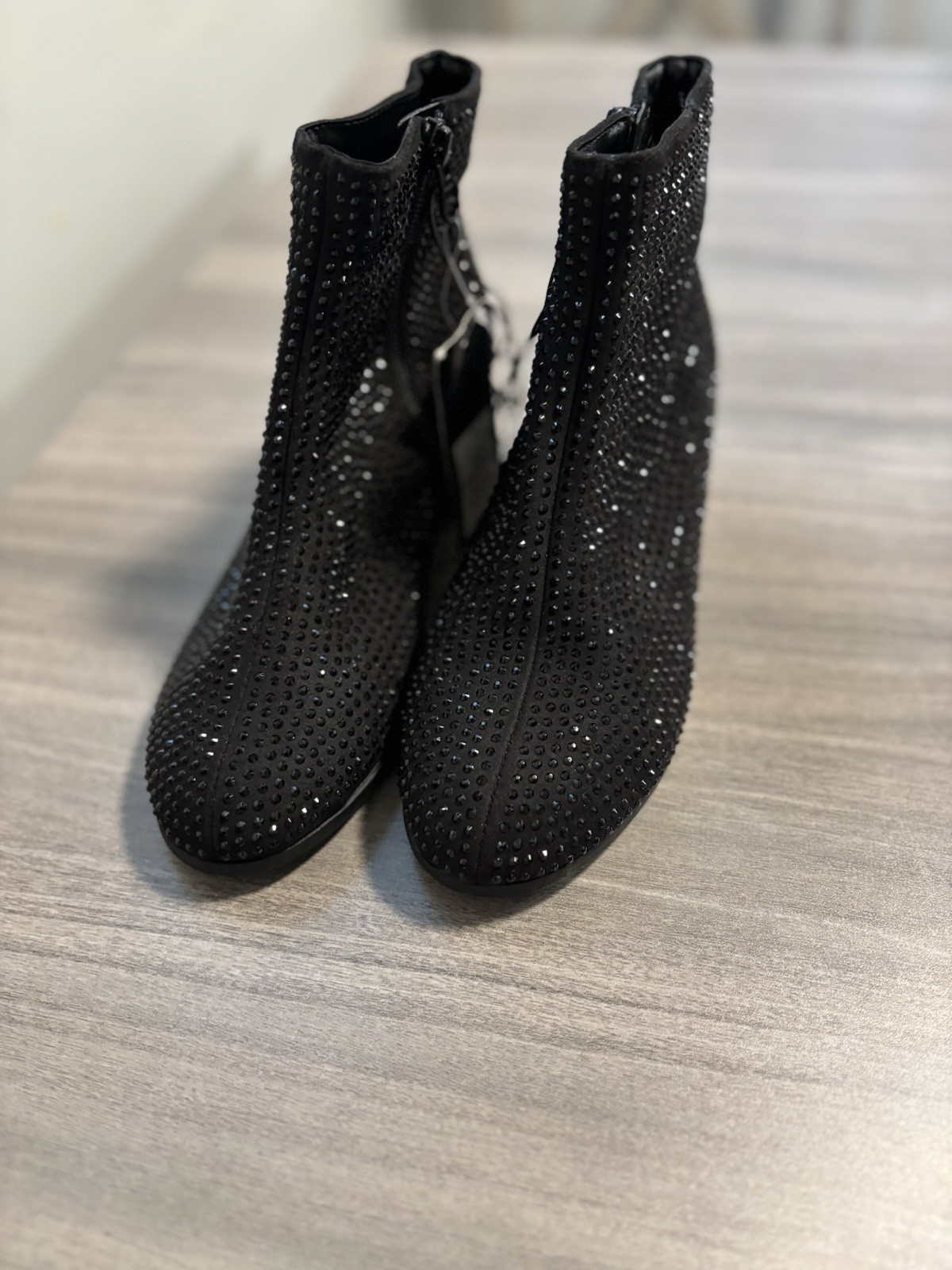 Steve Madden Women’s Black Synthetic Ankle Booties Boot US 4