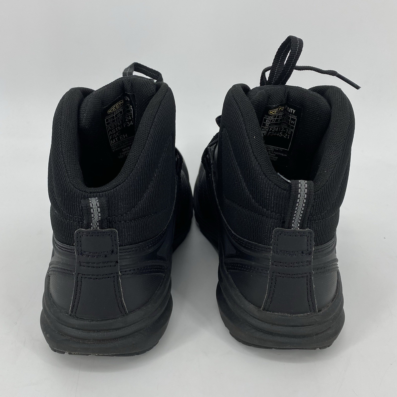 Keen Womens Steel Toe Vista Utility Footwear Black Boot Size 8.5 M EUC