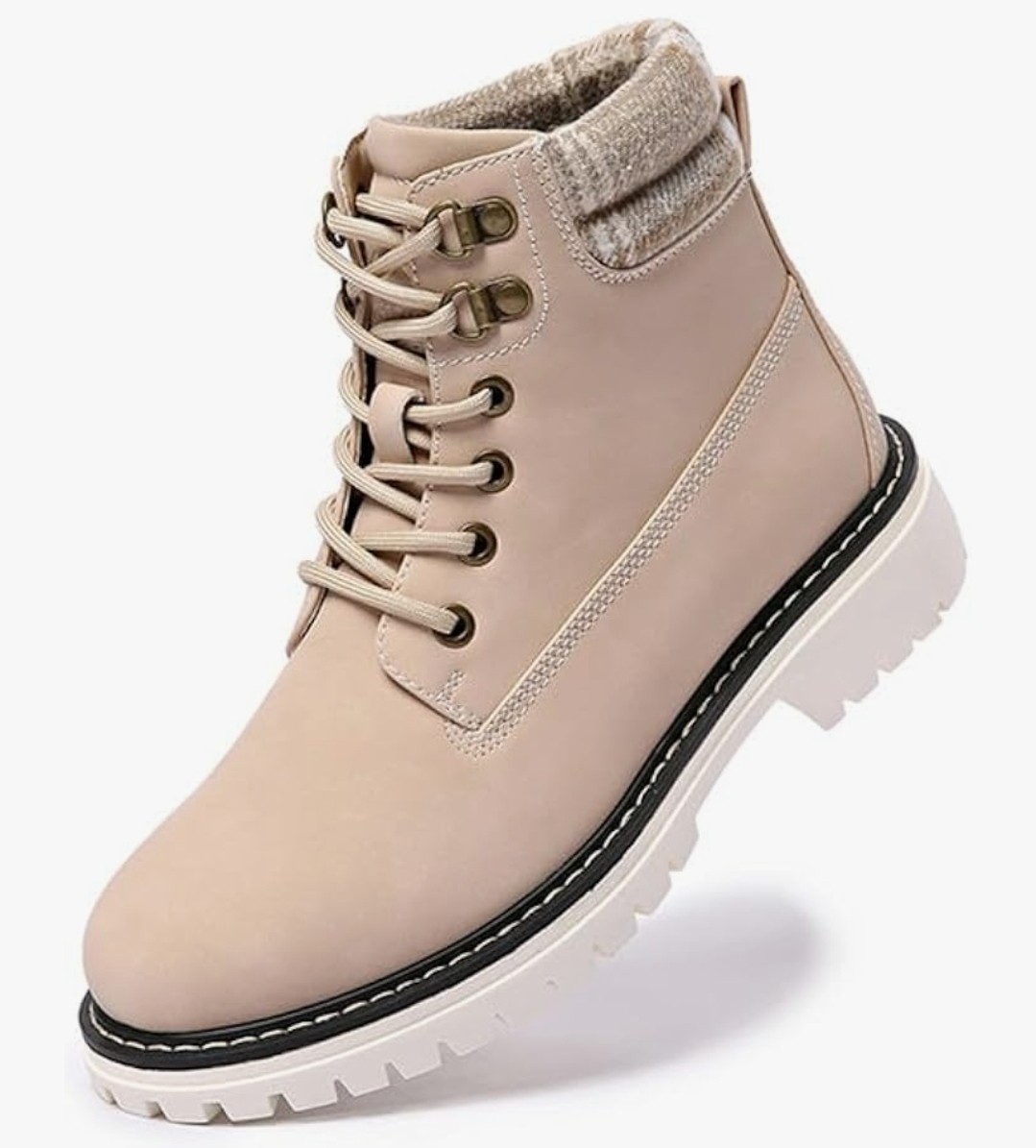 CARLKARIDA Women’s Waterproof Hiking Boots Lightweight Non Slip 10 Pink MSRP$60