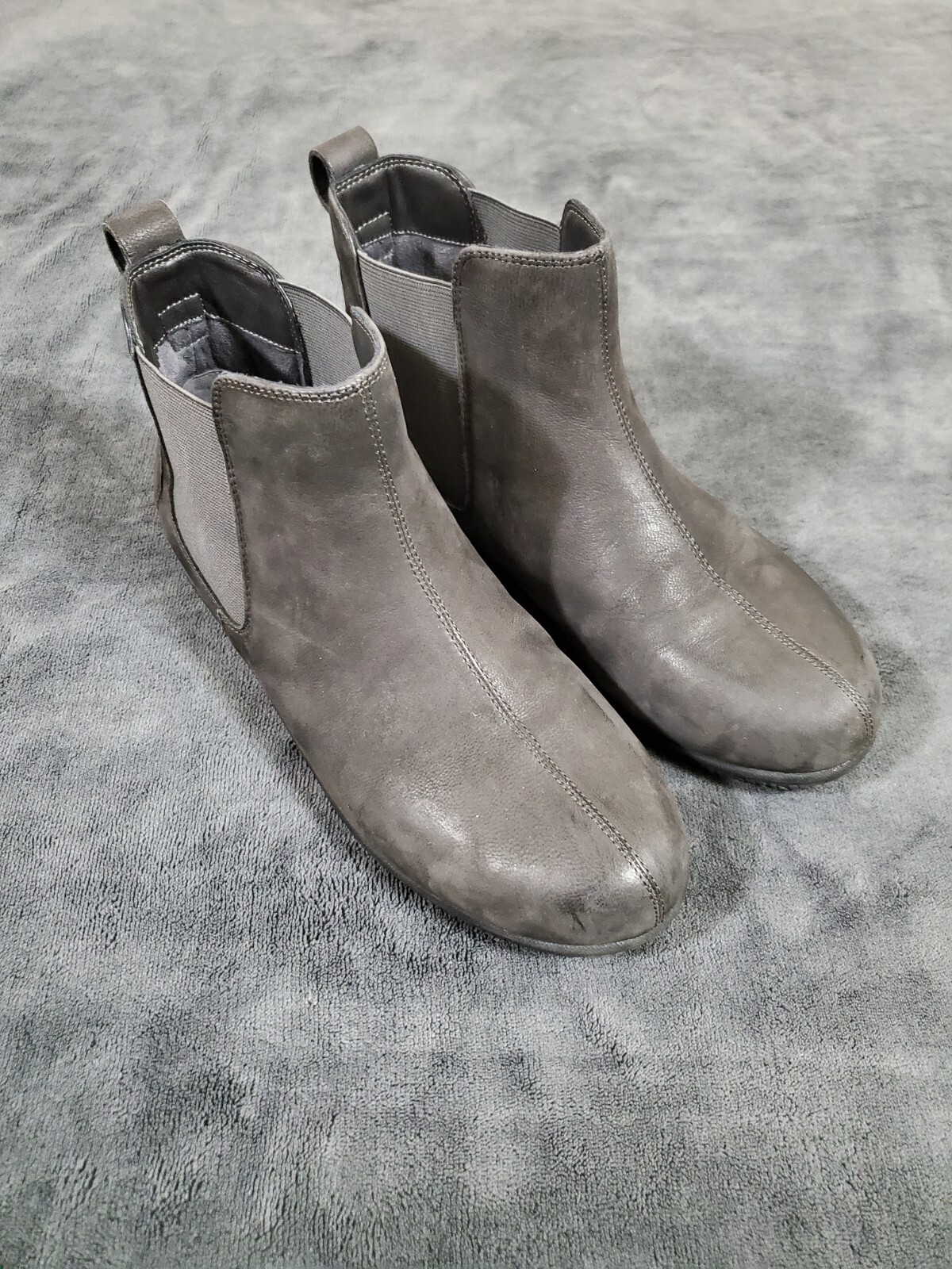 SoftWalk Womens Highland Ankle Boots Shoes 9 Medium Suede