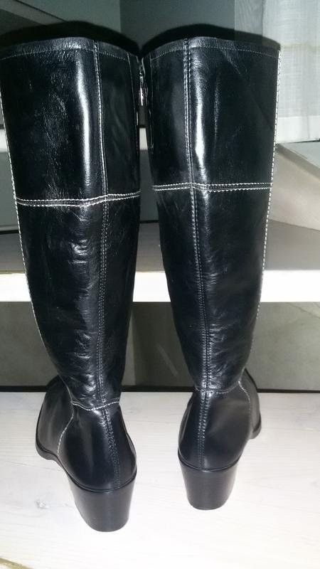 Women Paul Green Boots Black Leather 40.5 #C3LU
