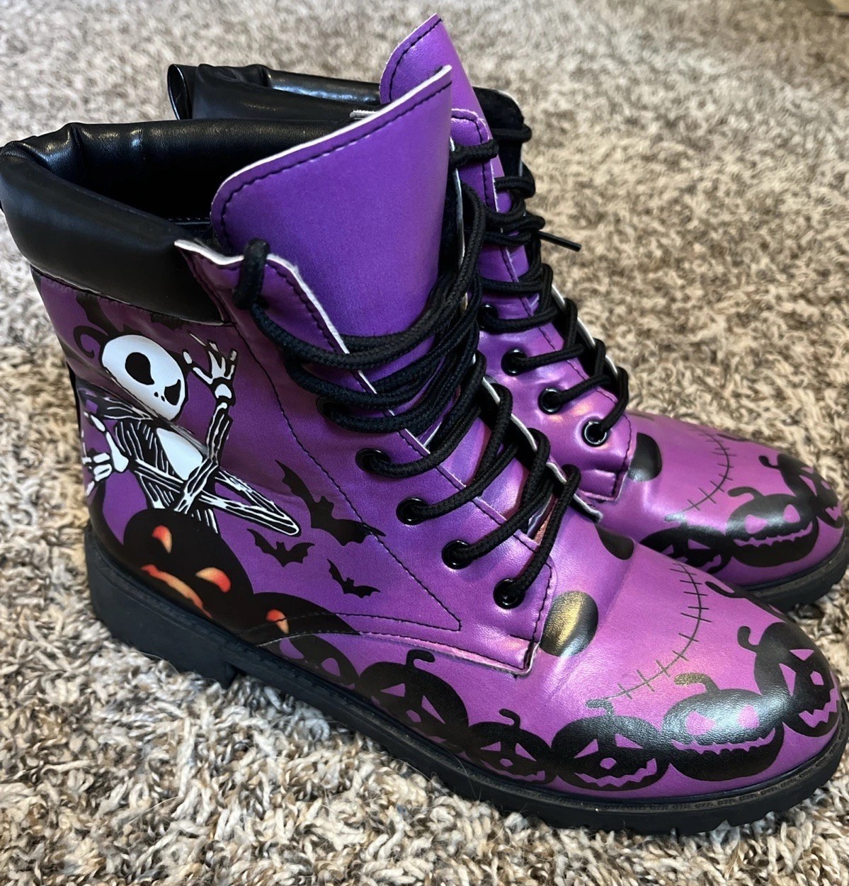 COMBAT BOOTS NIGHTMARE BEFORE CHRISTMAS SZ EU 41 JACK SKELLINGTON