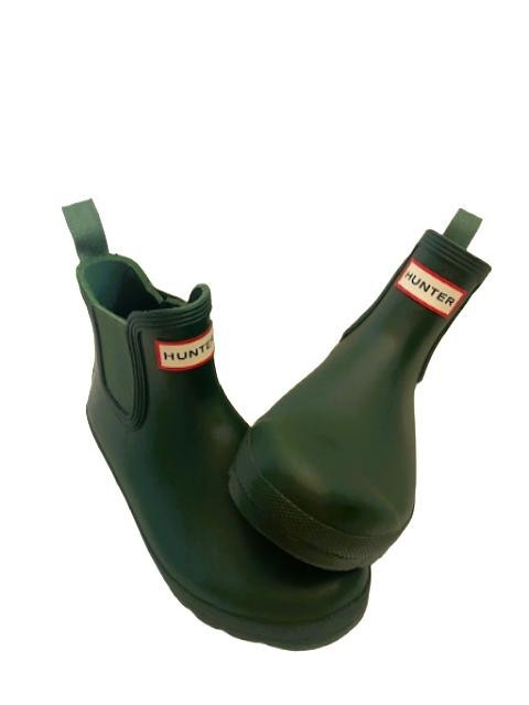 Hunter Original Chelsea Waterproof Rain Boots Green Women’s US 6 EU 37 UK 4