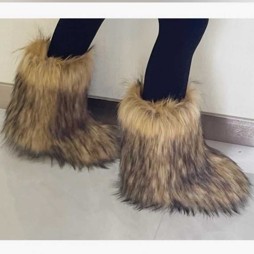 Faux Fur Cozy Boot – Women’s Stylish Winter Footwear