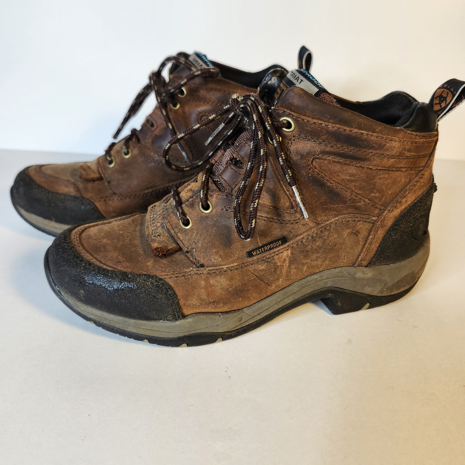 Ariat Womens Boots Terrain Endurance Cordovan Hiking Brown Leather Boot Size 7C