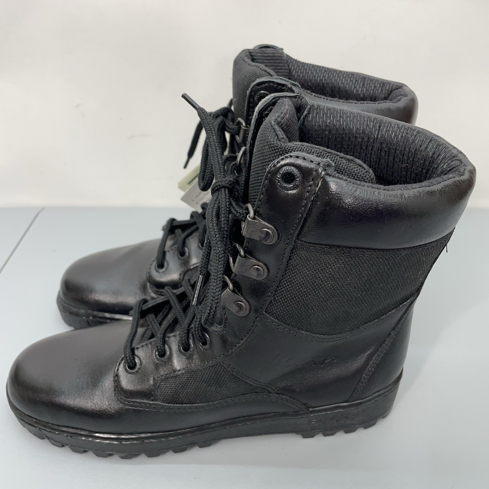 Rocky 911 Combat Boots Tactical Duty Military Lug Leather Black Womens 6.5