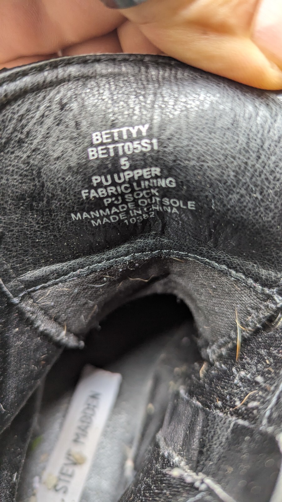 NEW! Steve Madden Women’s Bettyy Black Platform Combat Boots – Size 5
