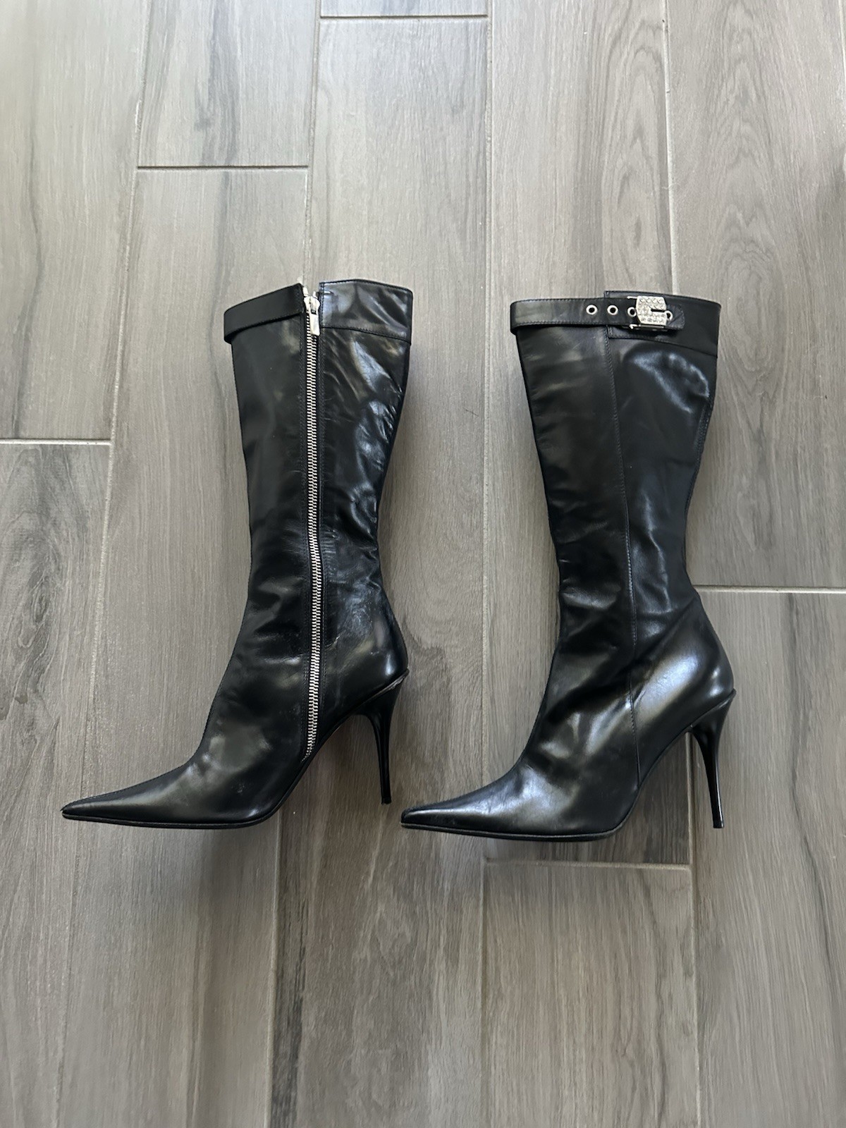 By Angels Leather Boots Made In Italy