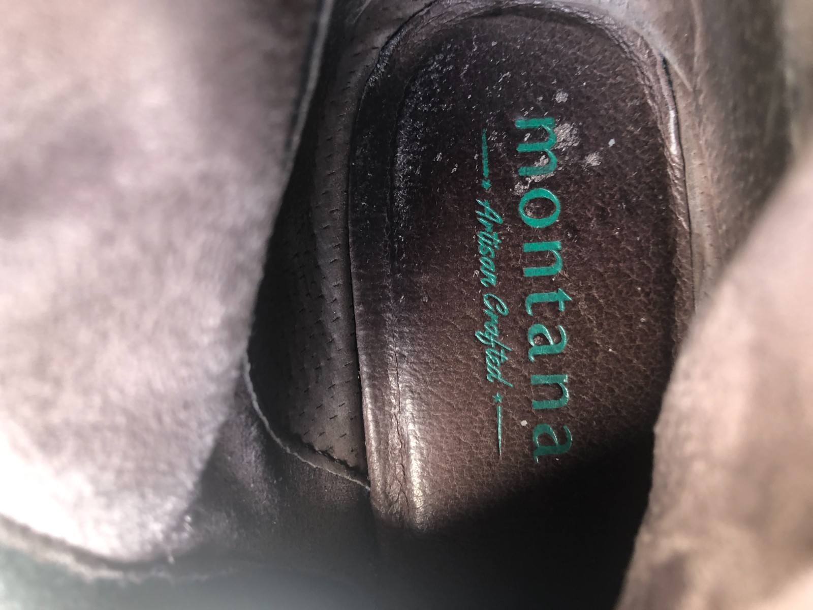 Montana Artisan Crafted Women’s Riding Boots Size 10M Leather Upper/Sock Black