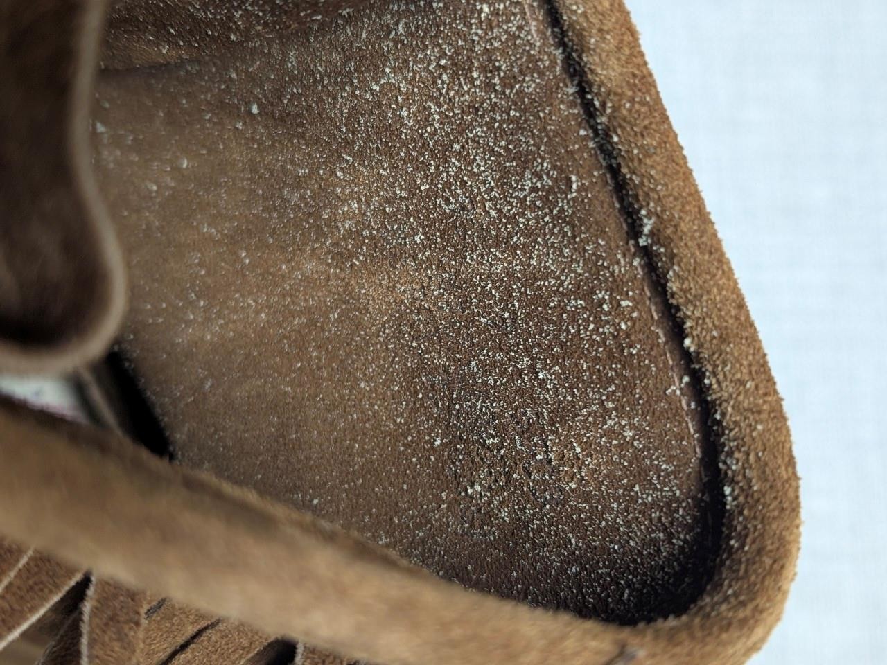 vintage MINNETONKA MOCCASINS leather boots 9 brown NATIVE AMERICAN indian