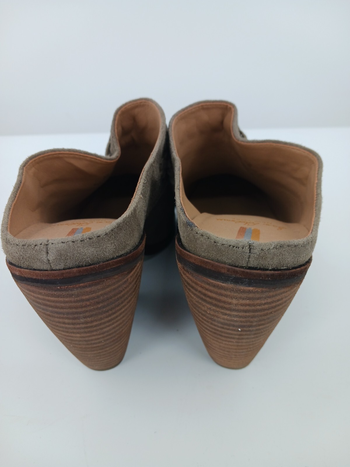 Sam Edelman Women Boot Desert Olive 9 Bootie Slip On Cable Weave Stacked Heel