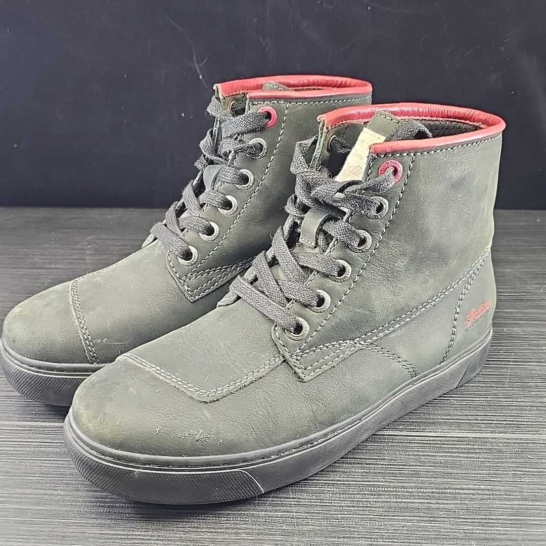Indian Motorcycle Leather Lace Up High Top Boots Vibram Sole Womens Bryant 7