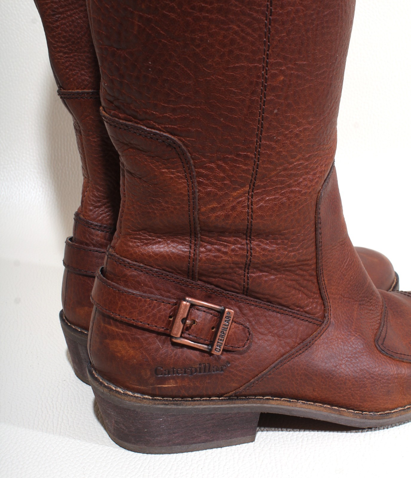 Womens Caterpillar Boots Size 9 Rosie Brown Full Grain Leather Boots