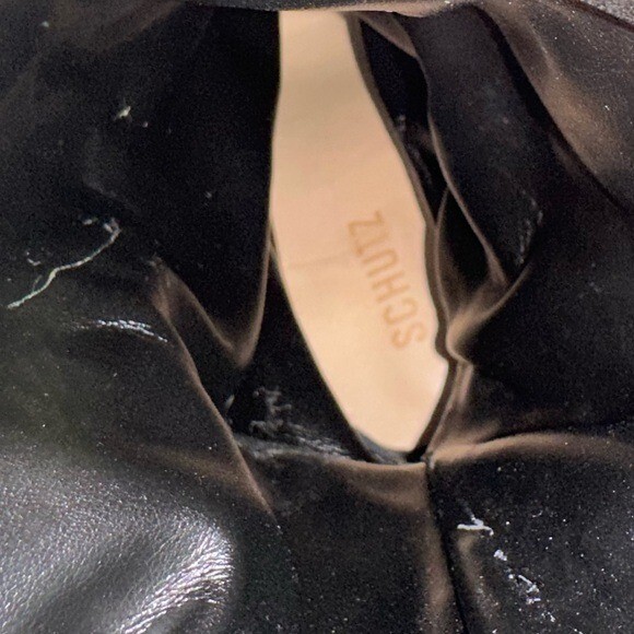 SCHUTZ Ashlee Slouch Pointed Toe Stiletto Suede Boot size 10.5 NEW Suede Bootie