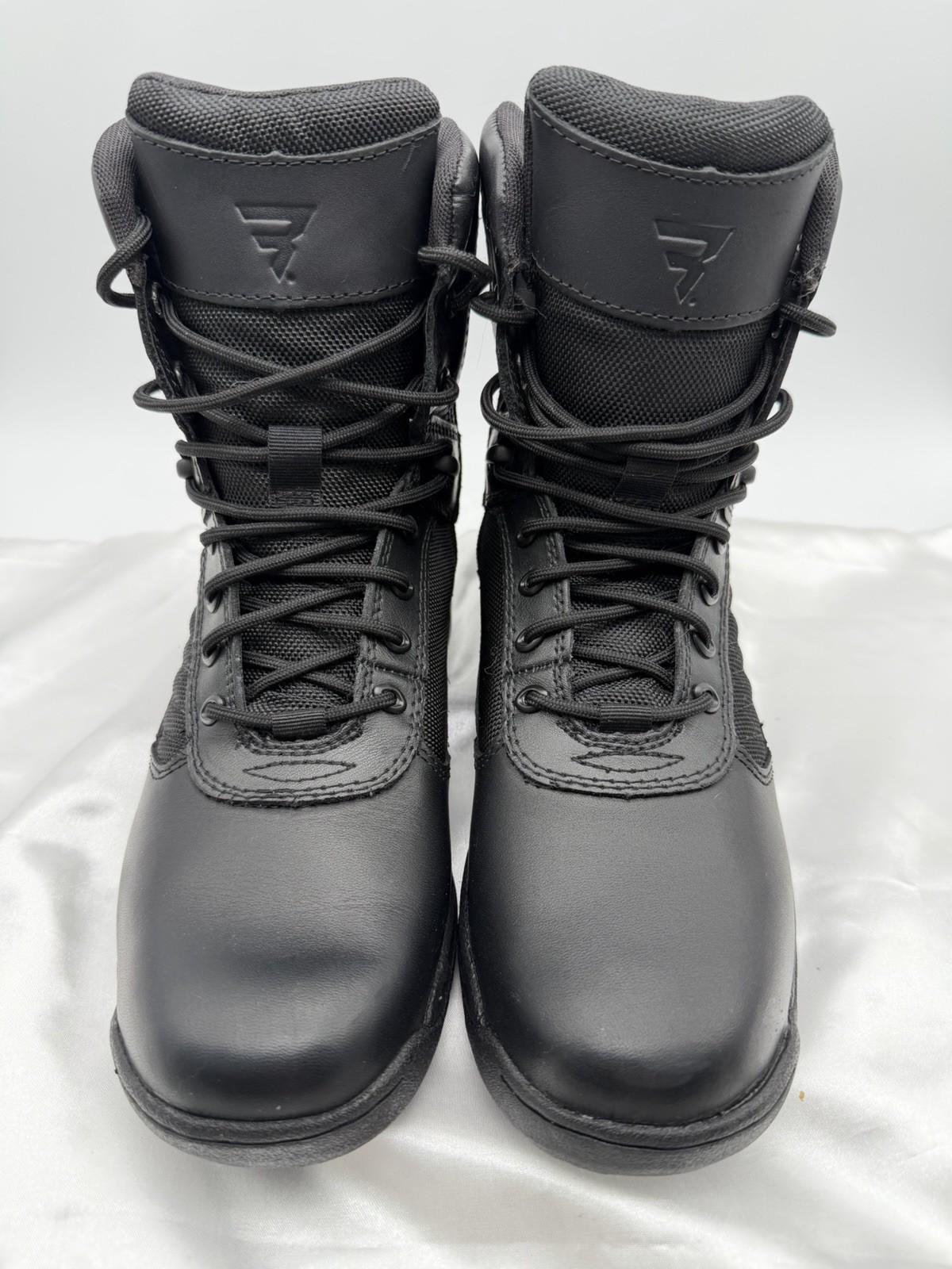 Bates E03580 Women’s Tactical Boots Size 9M Black Side Zip EH Slip Resistant