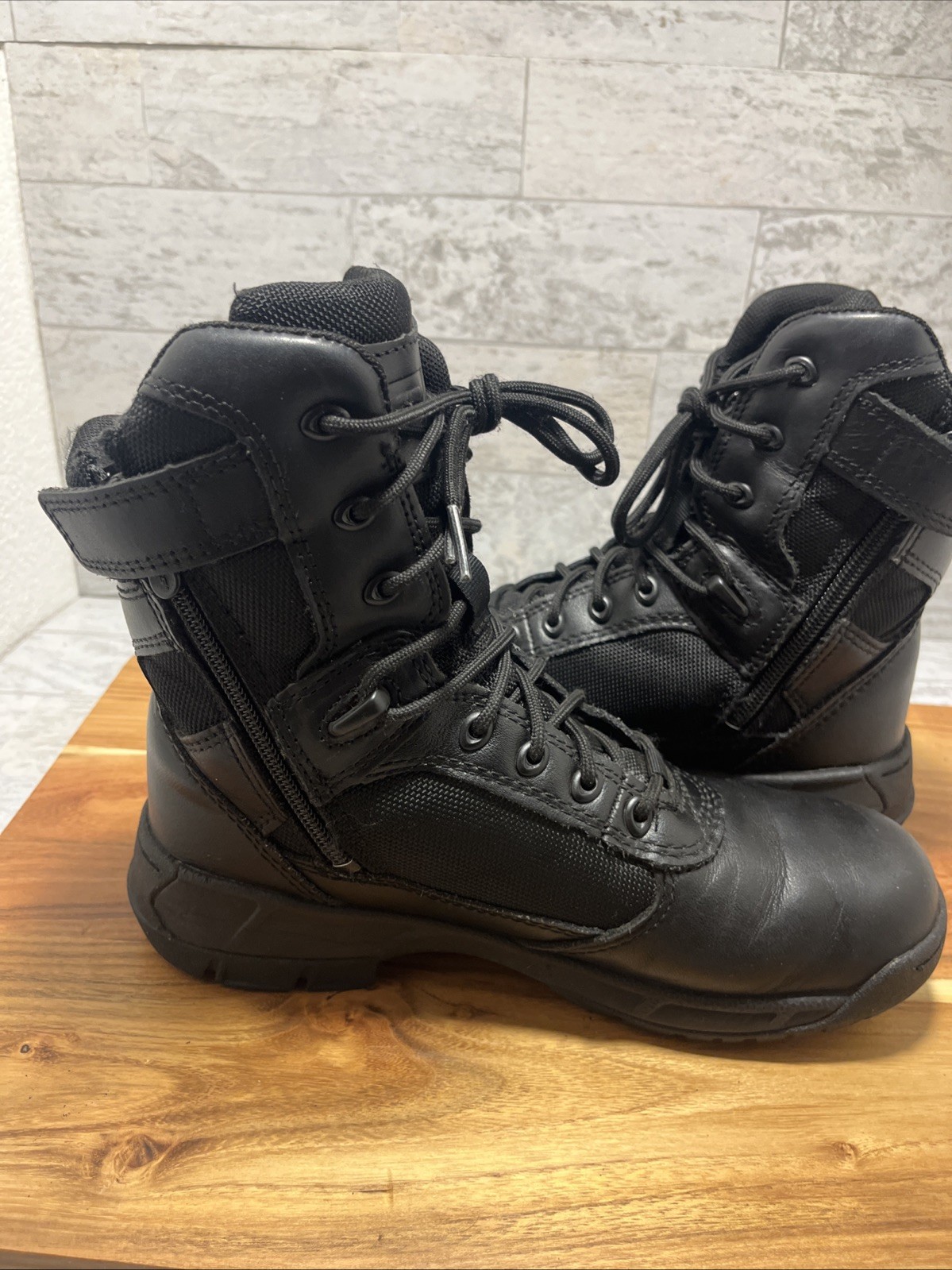 Bates Leather Tactical Combat Work Boots Womens Sz 6.5 M High Top – VGC