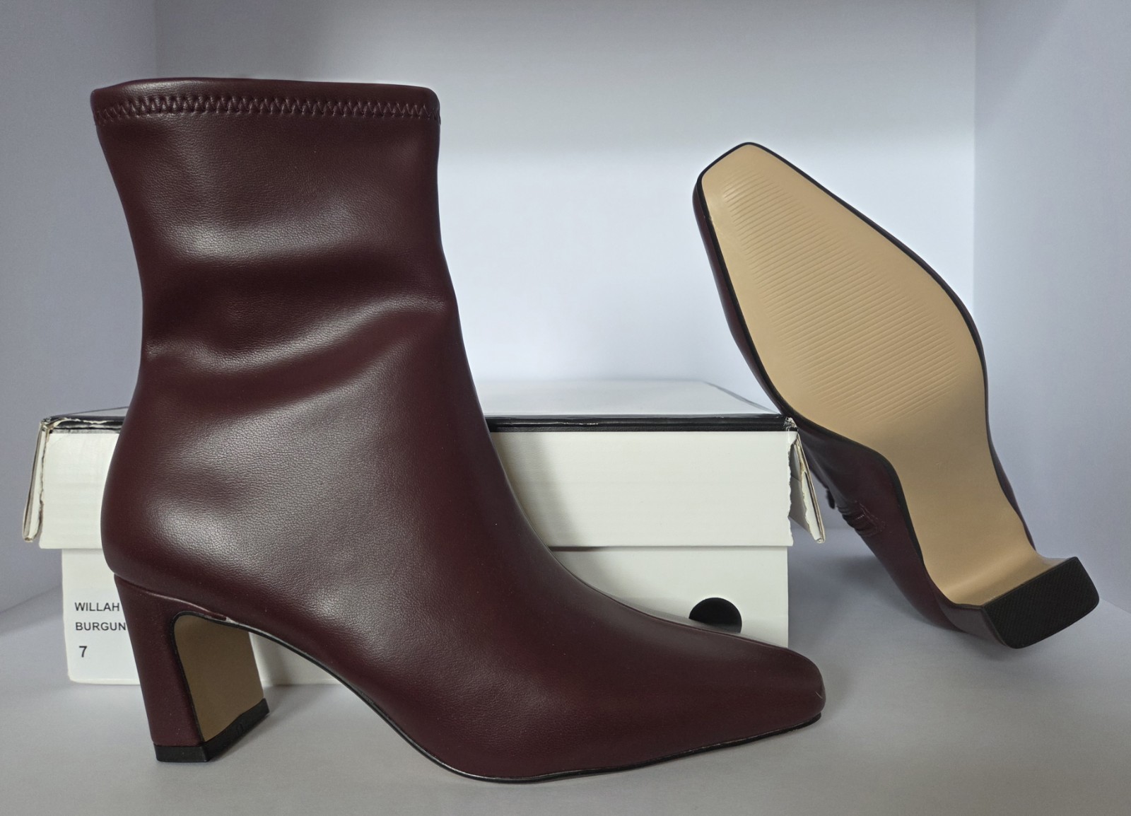 Steve Madden Willah Burgundy Boots
