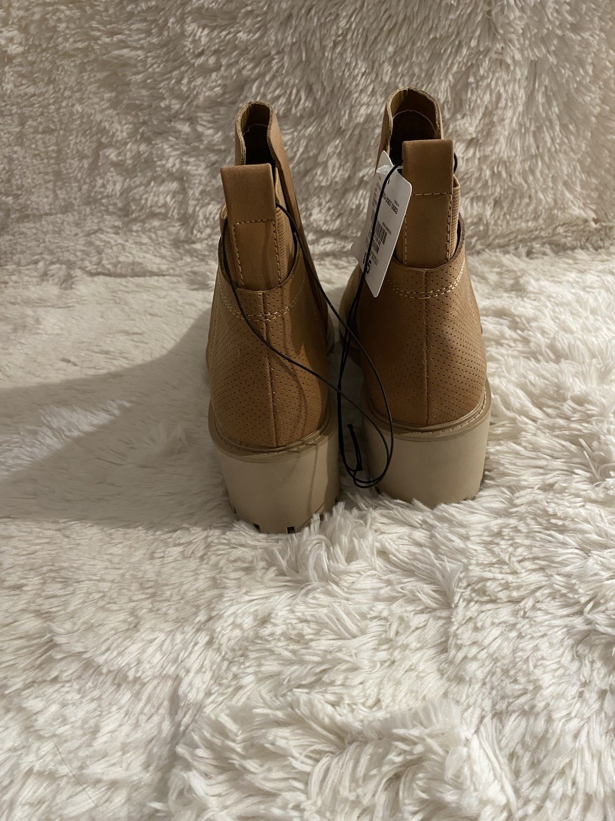 a.n.a Women’s Memory Foam Dante Cognac Tan Ankle Boots Size 8.5 Brand New