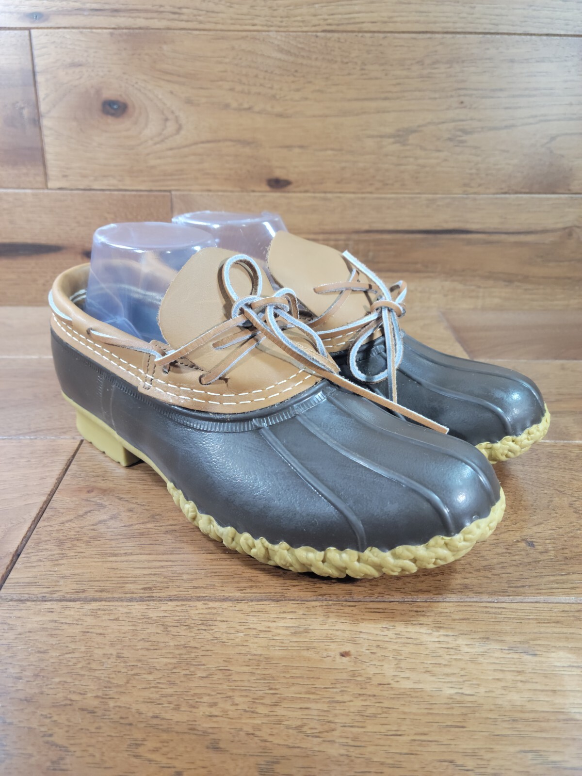 LL Bean Low Top Bean Boot Rubber Duck Moc Womens SIZE 8 NARROW *NEW*