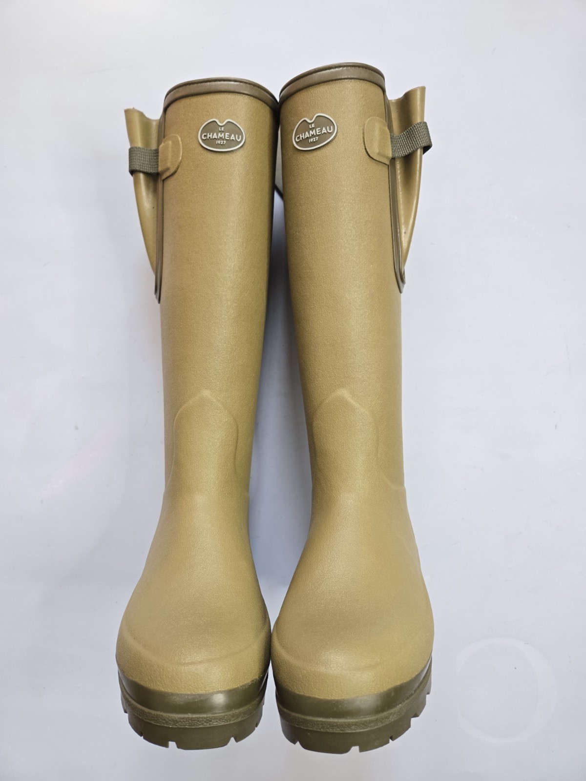 LE CHAMEAU VIERZONORD NEOPRENE LINED WOMEN’S ICONIC GREEN WELLINGTON BOOTS