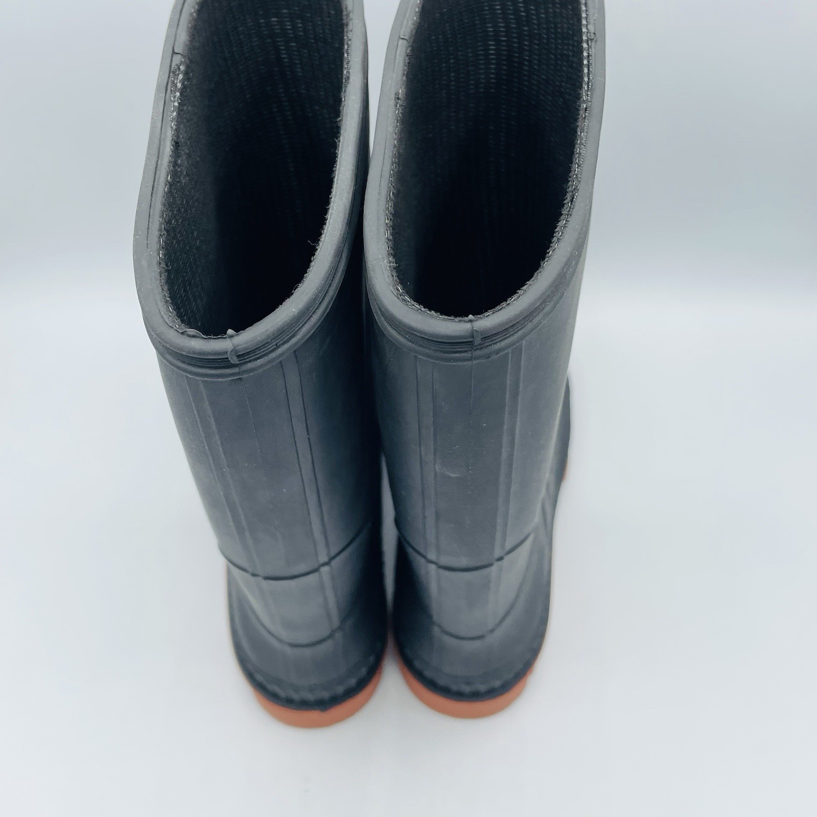 Rain Boots Womens Size 6 Black Waterproof Gardening Rubber Mud Shoes