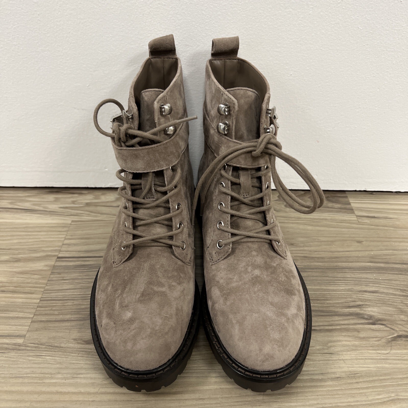 Lauren Ralph Lauren Elridge Light Brown / Gray Suede Boots Women’s Size 5.5 $250