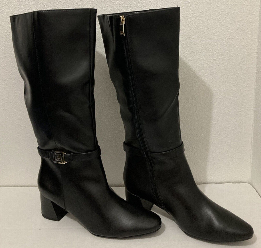 Liz Claiborne Women’s Size 11 M Black Boots RIGSBEE Long Riding Boot