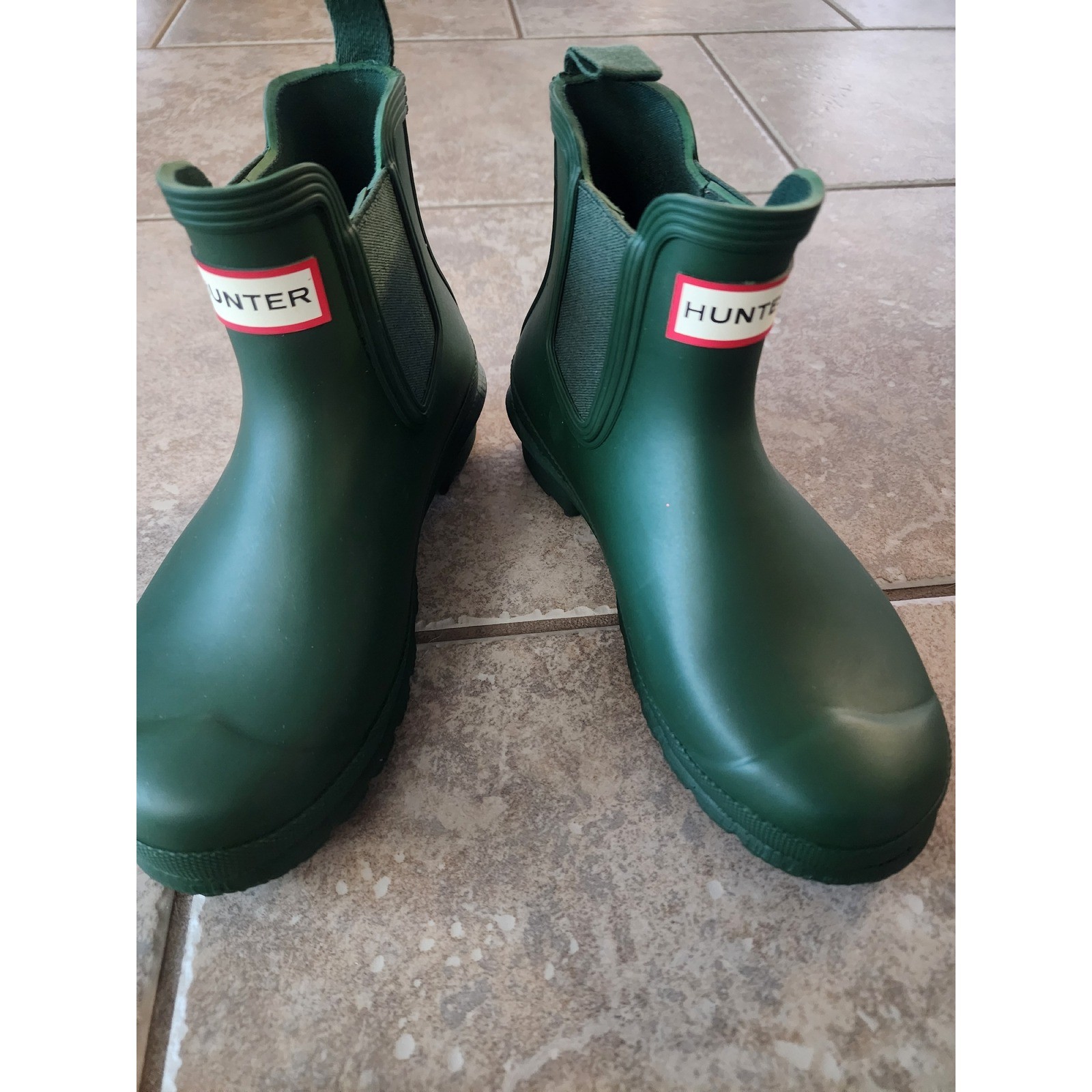Hunter Women Original Chelsea Rain Boots Hunter Green WFS2078RMA US 5 EU 36 UK 3