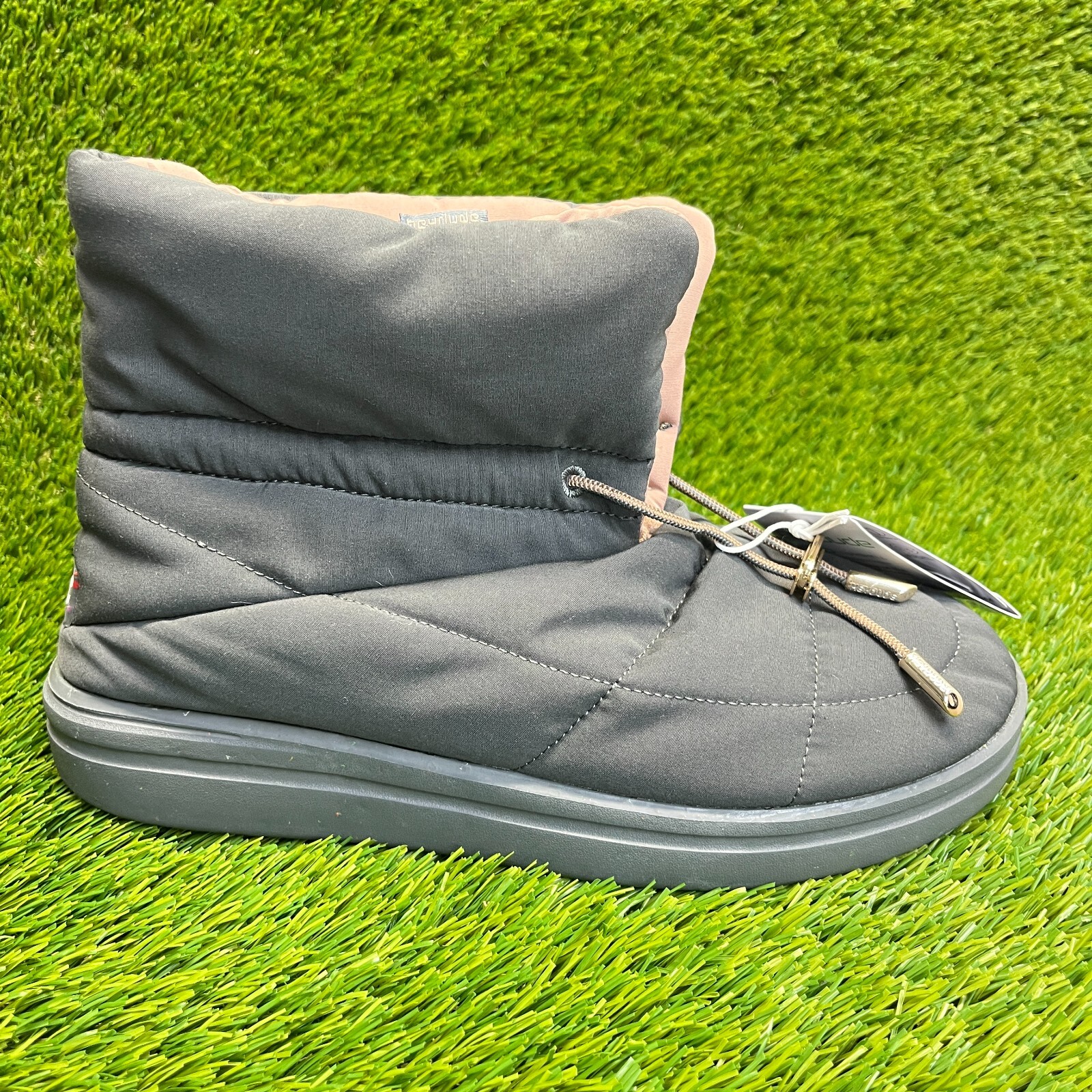 Hey Dude Margot Eco Womens Size 11 Charcoal Gray Casual Outdoor Boots Shoes
