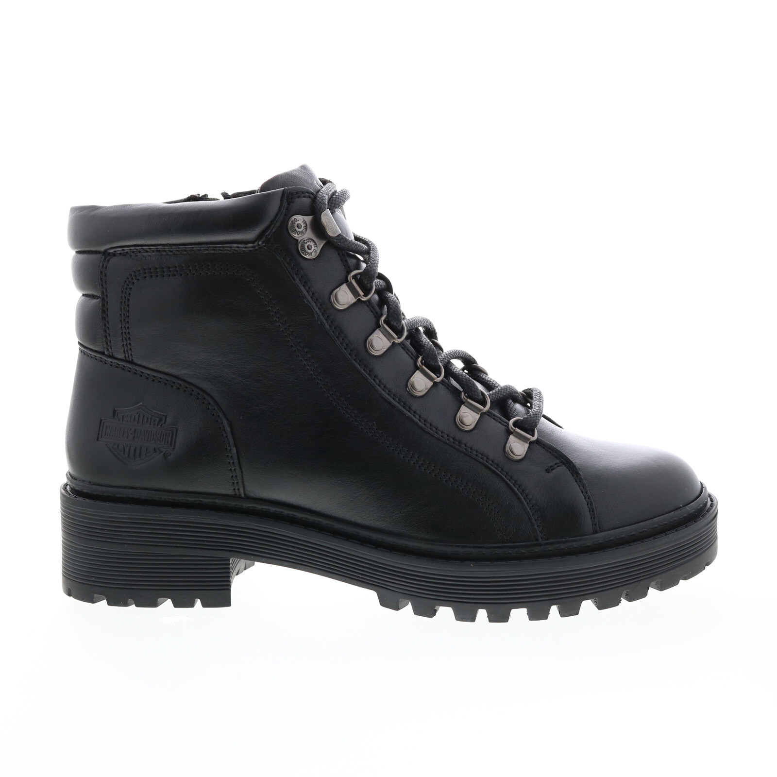 Harley-Davidson Dalwood 5″ Lace D84743 Womens Black Leather Motorcycle Boots